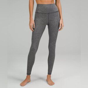 Lululemon Wunder Under High-Rise Heathered Graphite Grey Pant 28"